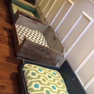 Raised Dog Beds Made with all re-purposed wood by Heather Medrano