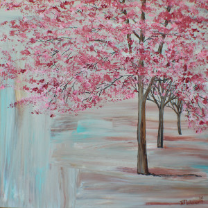 Cherry blossom Three by Heather Medrano 