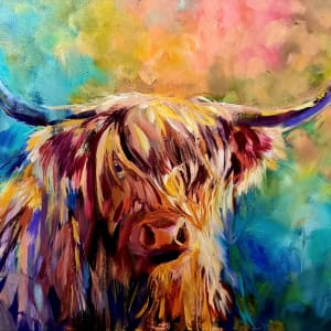 Dunvegan - Highland Cow by Sue Gardner 