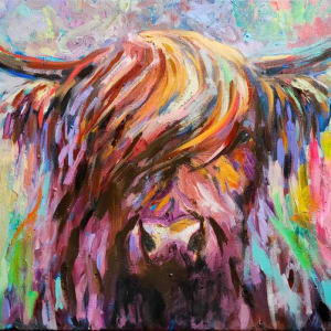 'Arran'  Highland Cow by Sue Gardner