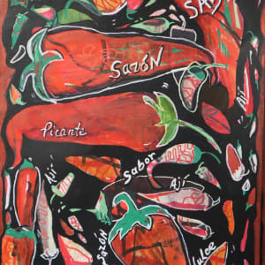 Sabroso Chili Peppers 2 by Lucy Giboyeaux, Image 1.