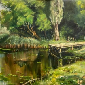 MC of Vasily Polenov's "Overgrown Pond" by Ivana Ignjacevic Okereke