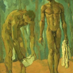 TWO MALE NUDES by ALBERT HUIE