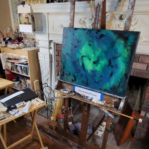 Ghosts from the Dark Side by Dave Martsolf  Image: Painting on Easel