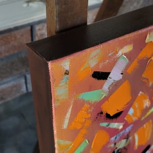 The Death of Cadmium by Dave Martsolf  Image: Corner Detail (Gallery Wrapped Canvas Requiring No Frame)