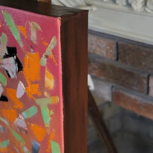 The Death of Cadmium by Dave Martsolf  Image: Corner Detail (Gallery Wrapped Canvas Requiring No Frame)