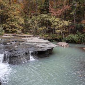 Haw Creek Falls in Autumn by Y. Hope Osborn