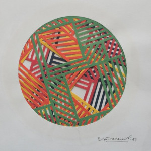 Composición en Colores by César Ariel Fioravanti (Argentina b. 1934-) 
