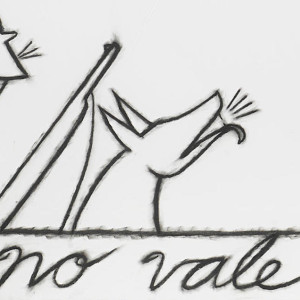 No Vale by José Bedia (b. 1959) 