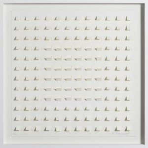 Grille lumiere Chromoplastique Blanche by Luis Tomasello (1915-2014) 