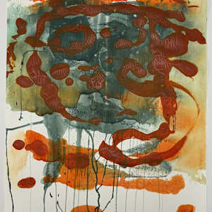 Abstract Nature (sunrise on the field) by Pamela Staker