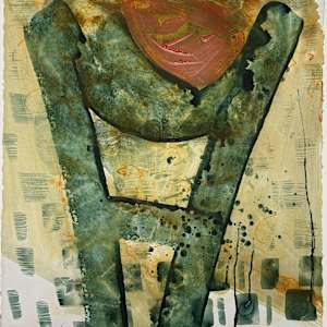 Abstract Nature (torch) by Pamela Staker