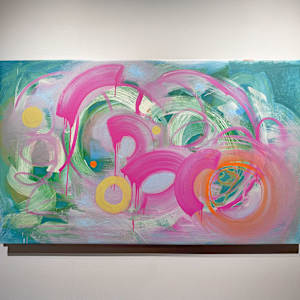 Abstract Study (wildflower) by Pamela Staker  Image: Exhibition View