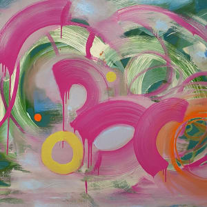 Abstract Study (wildflower) by Pamela Staker