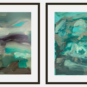 Abstract Landscape (ocean 1) by Pamela Staker  Image: Ocean 1 and 10