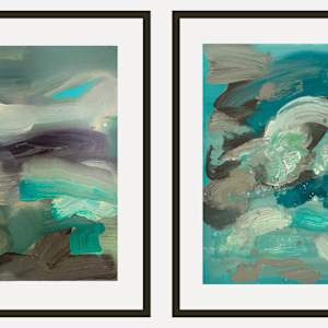 Abstract Landscape (ocean 11) by Pamela Staker  Image: Ocean 1 and 11