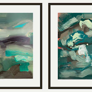 Abstract Landscape (ocean 1) by Pamela Staker  Image: Ocean 1 and 8