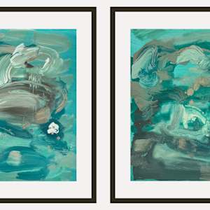 Abstract Landscape (ocean 11) by Pamela Staker  Image: Ocean 11 and 10