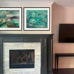 Abstract Landscape (ocean 1) by Pamela Staker  Image: Ocean 1 and 10 in elevation