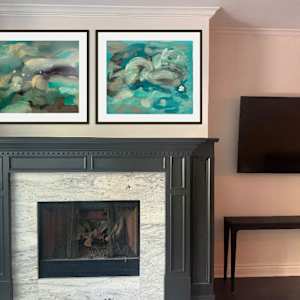 Abstract Landscape (ocean 1) by Pamela Staker  Image: Ocean 1 and 11 in elevation