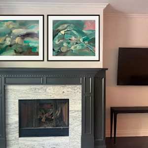 Abstract Landscape (ocean 9) by Pamela Staker  Image: Ocean 1 and 9 in elevation