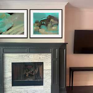 Abstract Landscape (ocean 3) by Pamela Staker  Image: Ocean 3 and 4