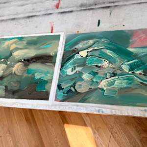 Abstract Landscape (ocean 1) by Pamela Staker  Image: Ocean 1 and 9