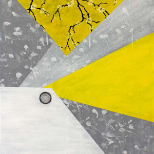 Abstract Interior (primary colors yellow no.1) by Pamela Staker