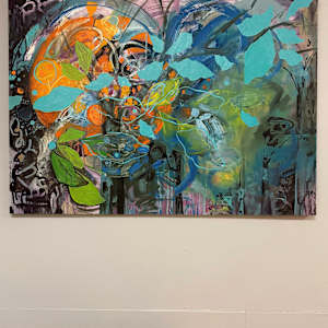 Abstract Study (meandering journey) by Pamela Staker 