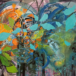 Abstract Study (meandering journey) by Pamela Staker