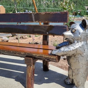 Brian the Bear by Terrence Martin  Image: 535 Vasels Road, Brian Head, UT (near Bristlecone Pond).

Photograph made avaliable by Brian Head Town Manager, Bret Howser. Licensed by Creative Commons (CC BY-SA).