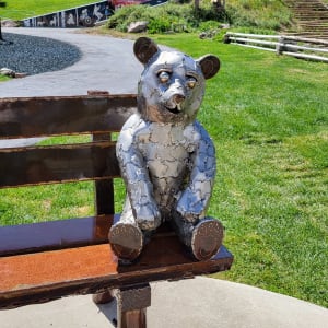 Brian the Bear by Terrence Martin  Image: 535 Vasels Road, Brian Head, UT (near Bristlecone Pond).

Photograph made avaliable by Brian Head Town Manager, Bret Howser. Licensed by Creative Commons (CC BY-SA).