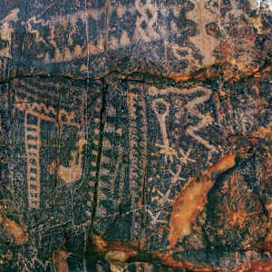 Utility Box Wrap (Petroglyphs) by Malcolm Howard  Image: State Route 130 and 3000 N. Cedar City, UT. Photo by Alysha Lundgren, Cedar City News.