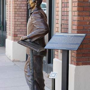 Francis Webster (1830-1906) by Jerry Anderson  Image: 91 N. Main Street, Cedar City, Utah.

Photograph by Steven D. Decker. Licensed by Creative Commons (CC BY-SA).