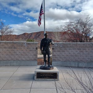 Cedar City War Memorial - Iraq and Afghanistan by Jerry Anderson  Image: 200 N. 200 E., Cedar City, UT.

Photograph by Steven D. Decker. Licensed as Creative Commons (CC BY-SA).