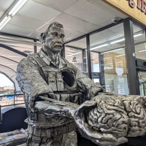 PTS Man by Jacob Dean  Image: IFA Store, Cedar City, UT. Photograph by Jacob B. Arnell. Licensed by Creative Commons (CC BY-SA)