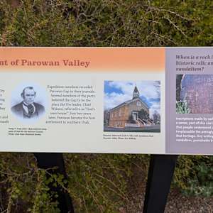 Parowan Gap  Image: Photograph by Jacob B. Arnell. Licensed by Creative Commons (CC BY-SA).