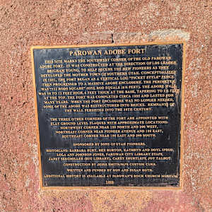 Parowan Fort Monument  Image: Photograph by Jacob B. Arnell. Licensed by Creative Commons (CC BY-SA).