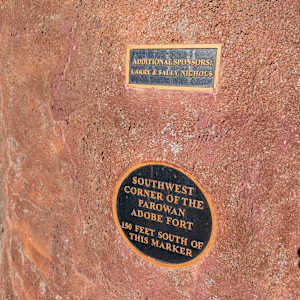 Parowan Fort Monument  Image: Photograph by Jacob B. Arnell. Licensed by Creative Commons (CC BY-SA).