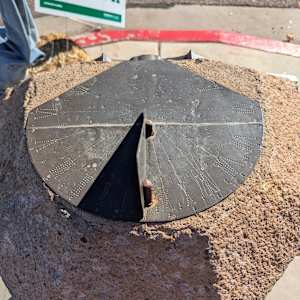 Sundial - Parowan  Image: Photograph by Jacob B. Arnell. Licensed by Creative Commons (CC BY-SA).