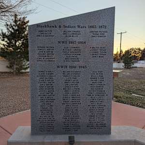 Veteran Memorial, Cemetery - Paragonah  Image: Photograph by Jacob B. Arnell. Licensed by Creative Commons (CC BY-SA).