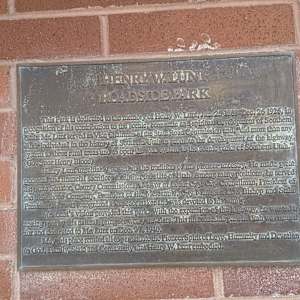 Henry W. Lunt Roadside Park Marker & Blue Star Memorial Highway  Image: Photograph by Jacob B. Arnell. Licensed by Creative Commons (CC BY-SA).