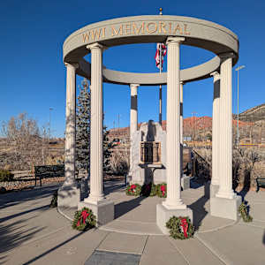 Cedar City War Memorial - World War I by Unknown  Image: Photograph by Jacob B. Arnell. Licensed by Creative Commons (CC BY-SA).

