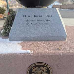 Cedar City War Memorial - World War II by Robert D. Mercer  Image: Photograph by Jacob B. Arnell. Licensed by Creative Commons (CC BY-SA).
