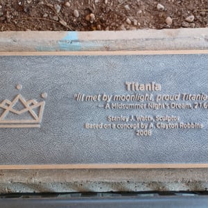 Titania by Stanley J. Watts, A. Clayton Robins  Image: 35 S. 300 W., Cedar City, UT. 

Photograph by Steven D. Decker. Licensed by Creative Commons (CC BY-SA).