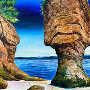 Hopewell Rocks by Anne Wölk  Image: Detail