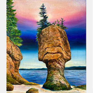Hopewell Rocks by Anne Wölk  Image: Installation View