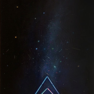 Triptych (Neon Earth, Transmission, Deep Blue Dive) by Anne Wölk 