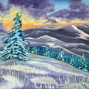 Blue Ridge Winter by Barbara Ryan