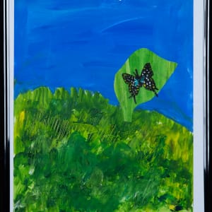 Butterfly With A Splash of Color by Sarah Billingsley